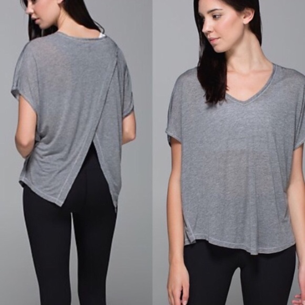 Lululemon Devout Short Sleeve Tee Split Back